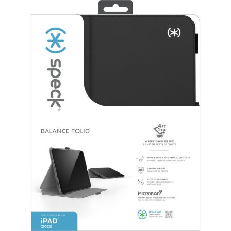 Speck Balance Folio Case Apple iPad 10.9 (2022/2025) zwart