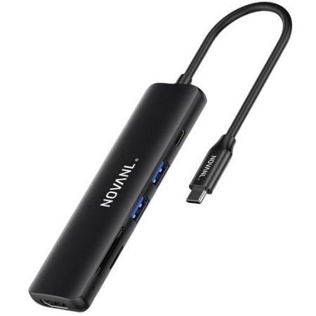NOVANL Multifunction 6-in-1 HDMI Hub USB-C